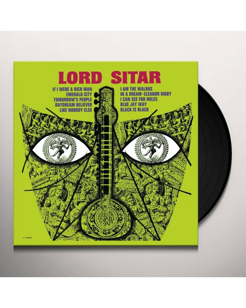 Lord Sitar Vinyl Record $10.78 Vinyl