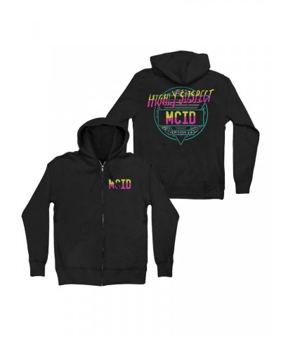 Highly Suspect Retro Triangle Zip Hoodie $20.50 Sweatshirts