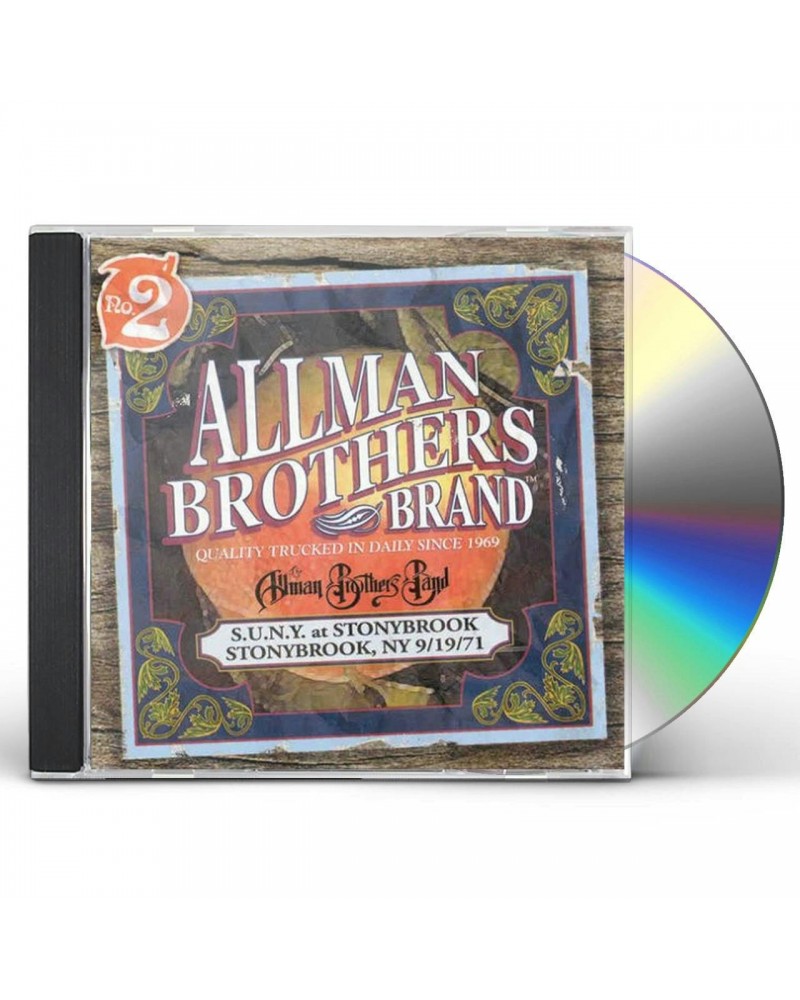 Allman Brothers Band SUNY AT STONYBROOK 9/19/71 (LIVE) CD $8.60 CD