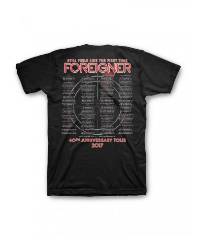 Foreigner Black California Event Tee $9.00 Shirts