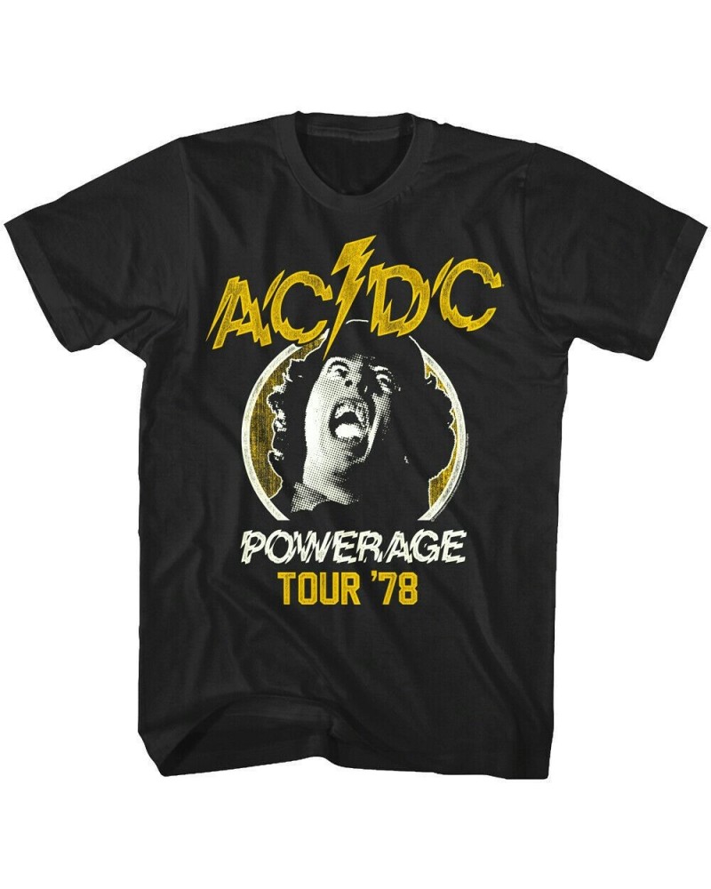 AC/DC Powerage Tour Black Tee $8.50 Shirts