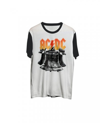 AC/DC Hell Bells White Athletic Ringer T-Shirt $1.65 Shirts