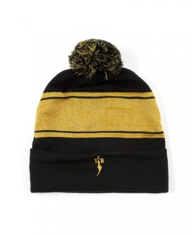 Elvis Presley TCB Gold Knit Pom Beanie $8.00 Hats