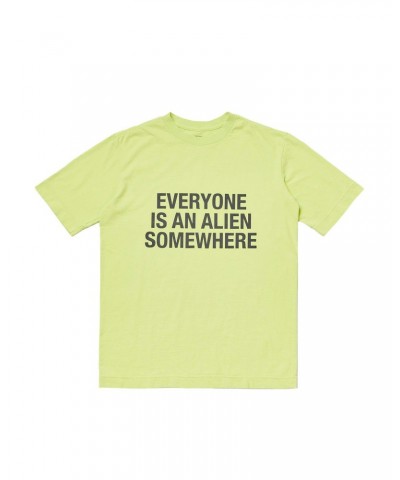 Coldplay EVERYONE IS AN ALIEN SOMEWHERE - GREEN TEE $19.35 Shirts