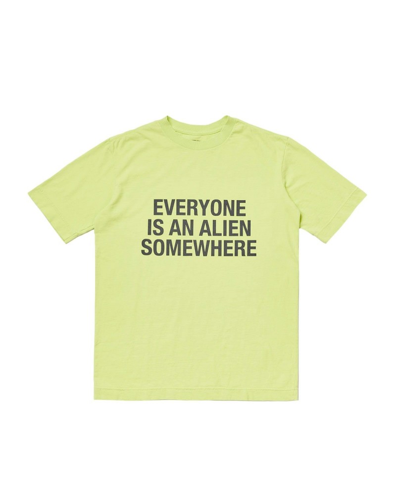 Coldplay EVERYONE IS AN ALIEN SOMEWHERE - GREEN TEE $19.35 Shirts