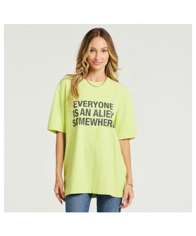 Coldplay EVERYONE IS AN ALIEN SOMEWHERE - GREEN TEE $19.35 Shirts