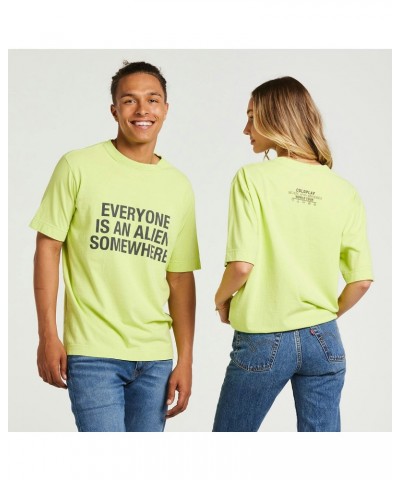 Coldplay EVERYONE IS AN ALIEN SOMEWHERE - GREEN TEE $19.35 Shirts