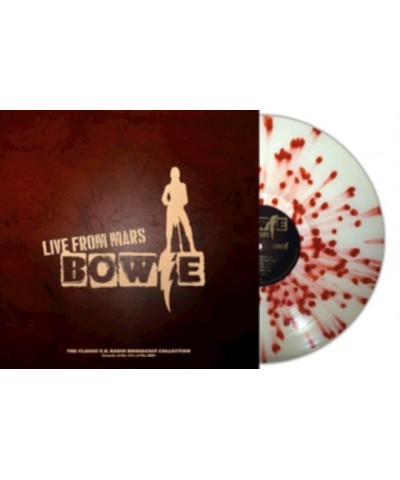 David Bowie LP Vinyl Record - Live From Mars - Sounds Of The 70s At The BBC (Clear/Red Splatter Vinyl) $12.22 Vinyl