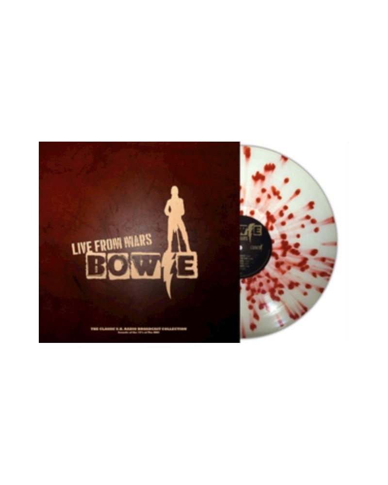 David Bowie LP Vinyl Record - Live From Mars - Sounds Of The 70s At The BBC (Clear/Red Splatter Vinyl) $12.22 Vinyl