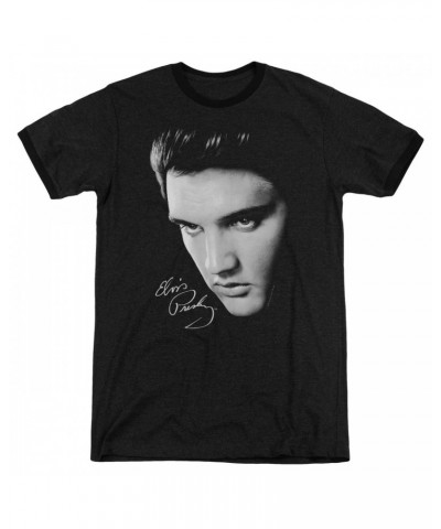 Elvis Presley Shirt | FACE Premium Ringer Tee $7.92 Shirts