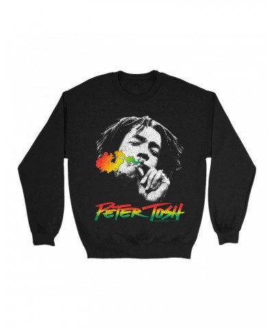 Peter Tosh Sweatshirt | Legalize it Magical Smoke Sweatshirt $10.49 Sweatshirts