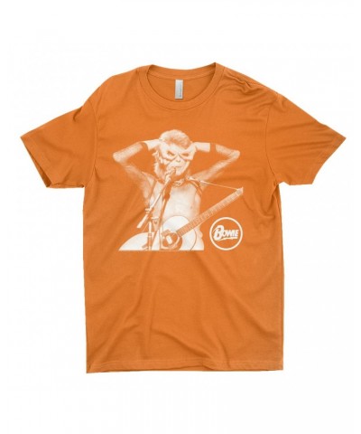 David Bowie T-Shirt | Hand Glasses In Concert Shirt $9.48 Shirts