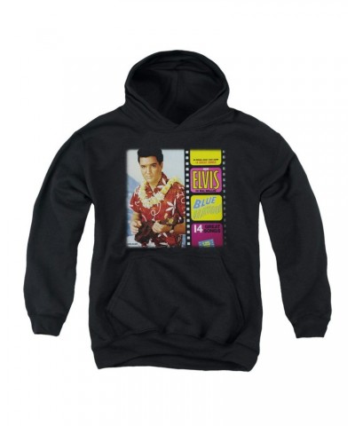 Elvis Presley Youth Hoodie | BLUE HAWAII ALBUM Pull-Over Sweatshirt $9.86 Sweatshirts