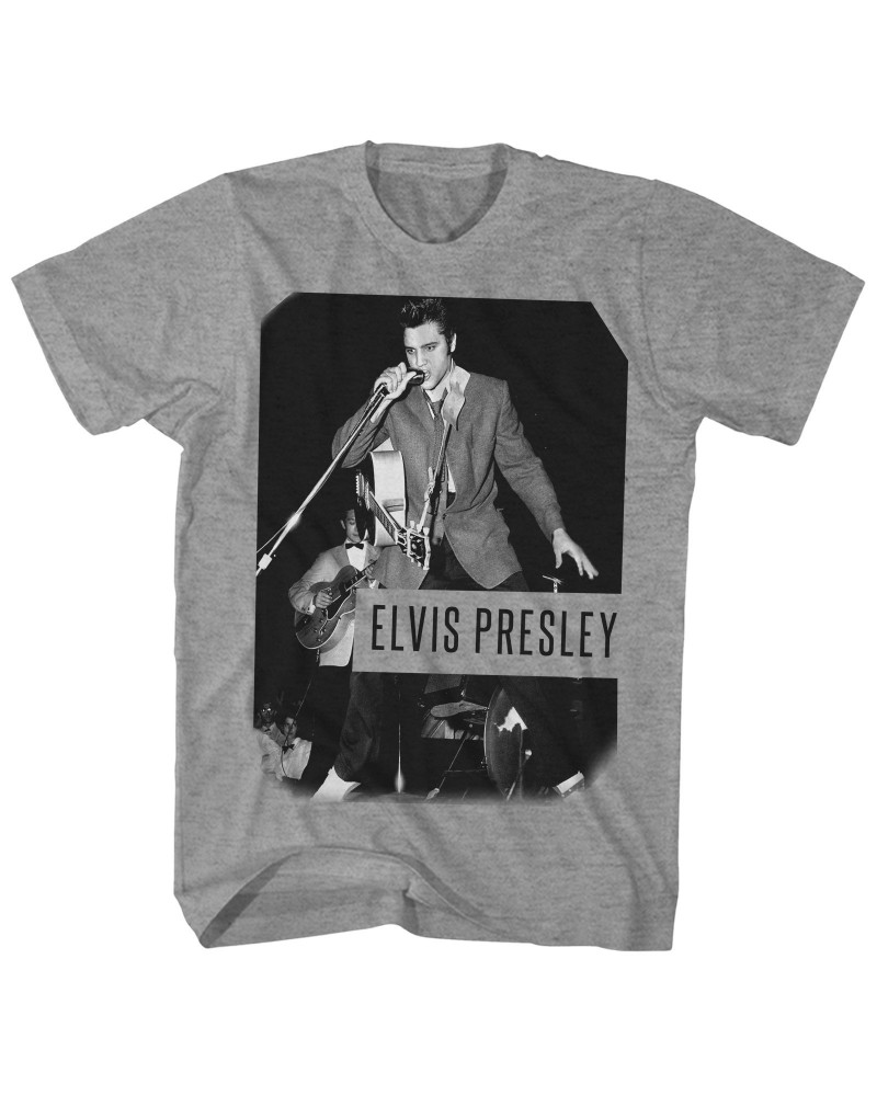 Elvis Presley T-Shirt | On Stage Photo Shirt $7.49 Shirts