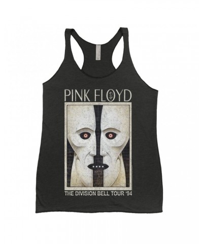 Pink Floyd Ladies' Tank Top | Division Bell Tour 1994 Distressed Shirt $9.84 Shirts