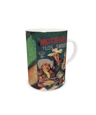 Live Show Poster Series (10 of 12) by H. Michael Karshis | Mitch Webb and the Swindles | Tall Bone China Mug $12.80 Decor