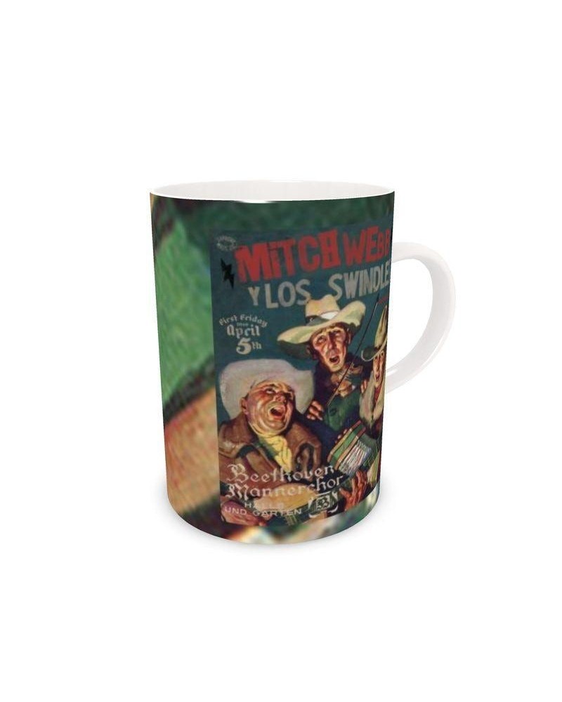 Live Show Poster Series (10 of 12) by H. Michael Karshis | Mitch Webb and the Swindles | Tall Bone China Mug $12.80 Decor