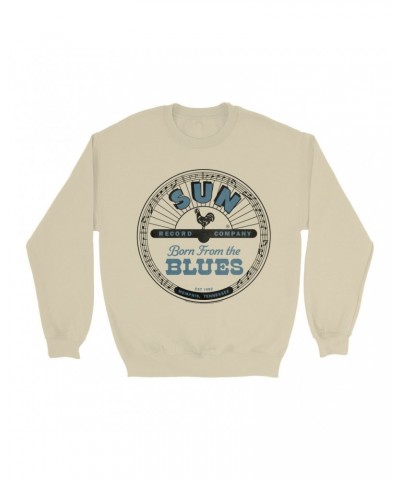 Sun Records Sweatshirt | Memphis Tennessee Born From The Blues Sweatshirt $7.79 Sweatshirts