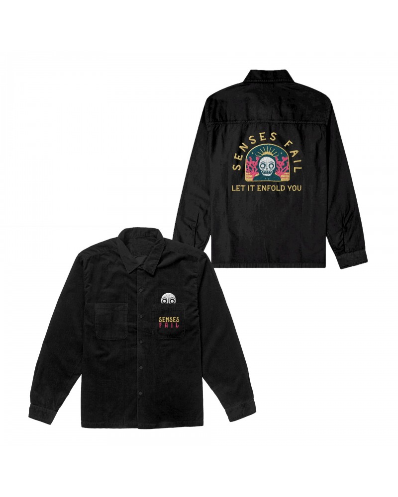 Senses Fail Let It Enfold You Black Corduroy Jacket $37.60 Outerwear