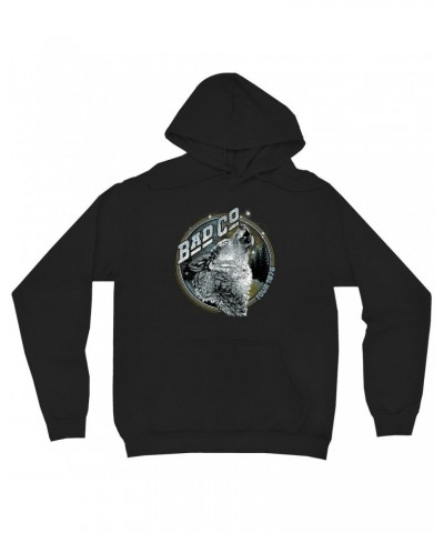 Bad Company Hoodie | Wolf Pack Tour 1976 Distressed Hoodie $15.18 Sweatshirts