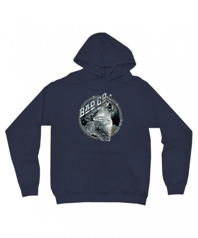 Bad Company Hoodie | Wolf Pack Tour 1976 Distressed Hoodie $15.18 Sweatshirts