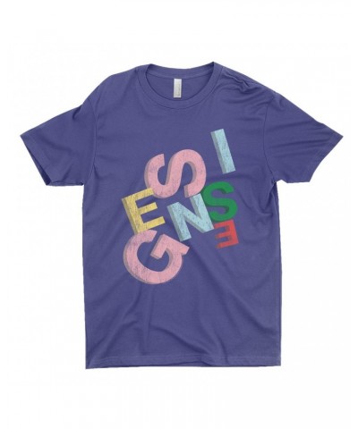 Genesis T-Shirt | Sketch Pastel Letting Distressed Shirt $9.48 Shirts