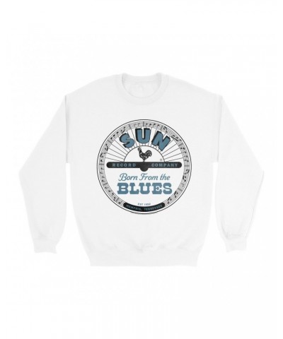 Sun Records Sweatshirt | Memphis Tennessee Born From The Blues Sweatshirt $7.79 Sweatshirts