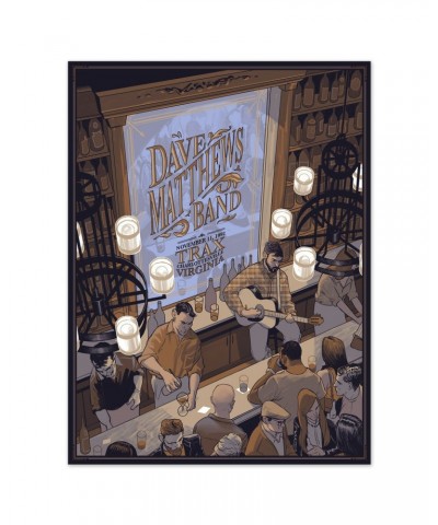 Dave Matthews Band Live Trax Vol. 37 Limited Edition Poster $12.80 Decor