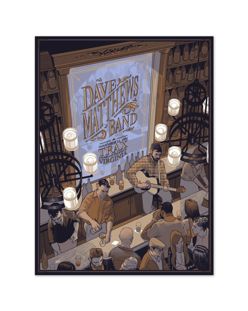 Dave Matthews Band Live Trax Vol. 37 Limited Edition Poster $12.80 Decor