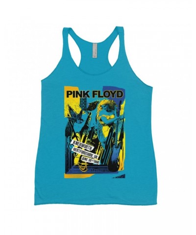 Pink Floyd Ladies' Tank Top | Live At Hertfordshire UK Collage Concert Poster Shirt $10.13 Shirts