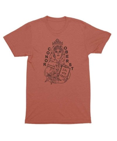 Conor Oberst Salutations T-Shirt - Heather Clay $9.50 Shirts