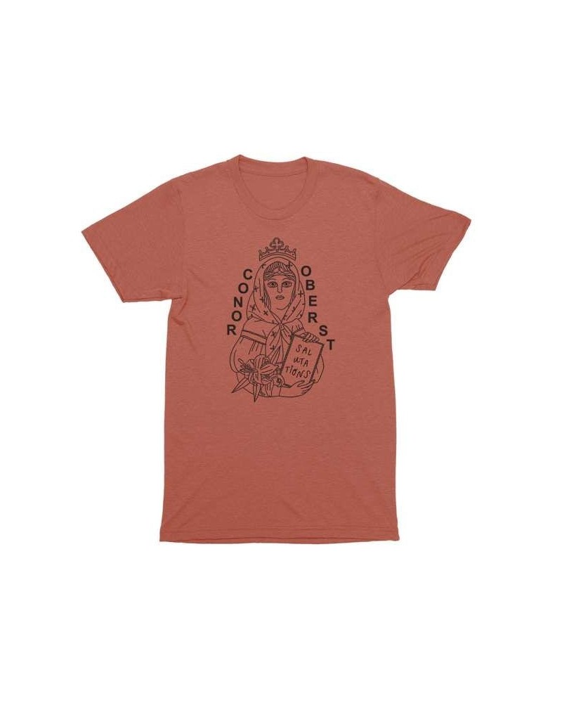 Conor Oberst Salutations T-Shirt - Heather Clay $9.50 Shirts