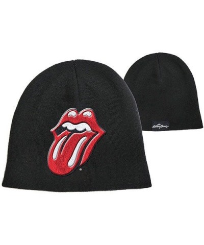 The Rolling Stones Beanie Hat - Rolling Stones Tongue JD Húfa $16.03 Hats