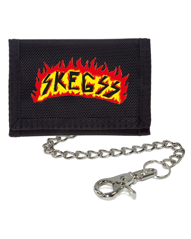 Skegss Black Flame Velcro Wallet $6.60 Accessories