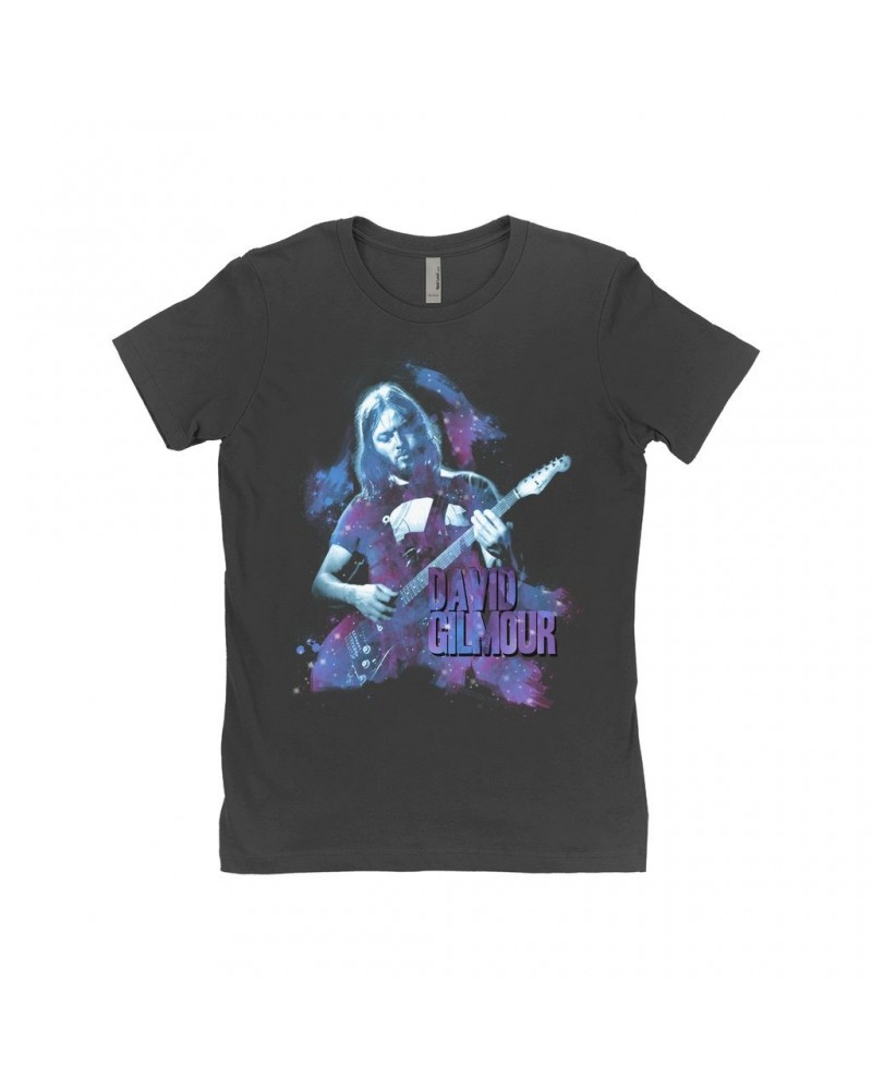 David Gilmour Ladies' Boyfriend T-Shirt | Out In Outer Space Shirt $9.98 Shirts