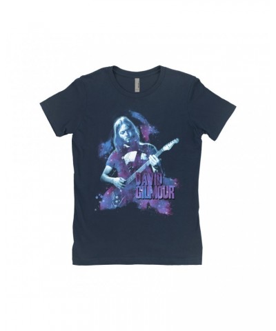 David Gilmour Ladies' Boyfriend T-Shirt | Out In Outer Space Shirt $9.98 Shirts