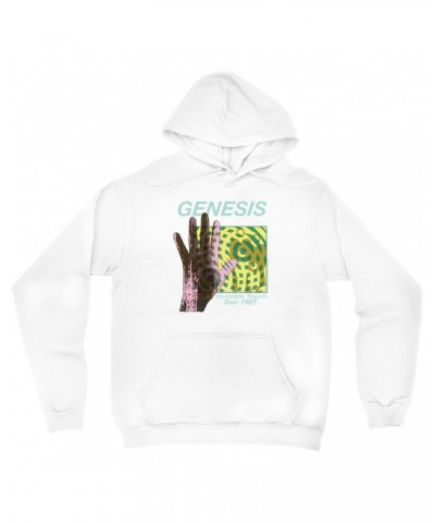 Genesis Hoodie | Modern 1987 Invisible Touch Album Design Hoodie $16.78 Sweatshirts