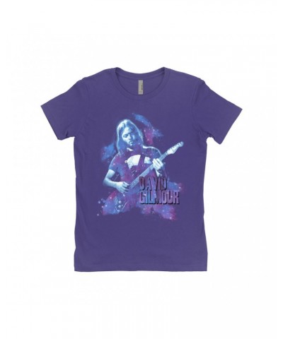 David Gilmour Ladies' Boyfriend T-Shirt | Out In Outer Space Shirt $9.98 Shirts