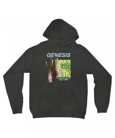 Genesis Hoodie | Modern 1987 Invisible Touch Album Design Hoodie $16.78 Sweatshirts