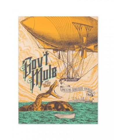 Gov't Mule Gov’t Mule New Orleans Saenger Theatre 2015 Poster $4.70 Decor