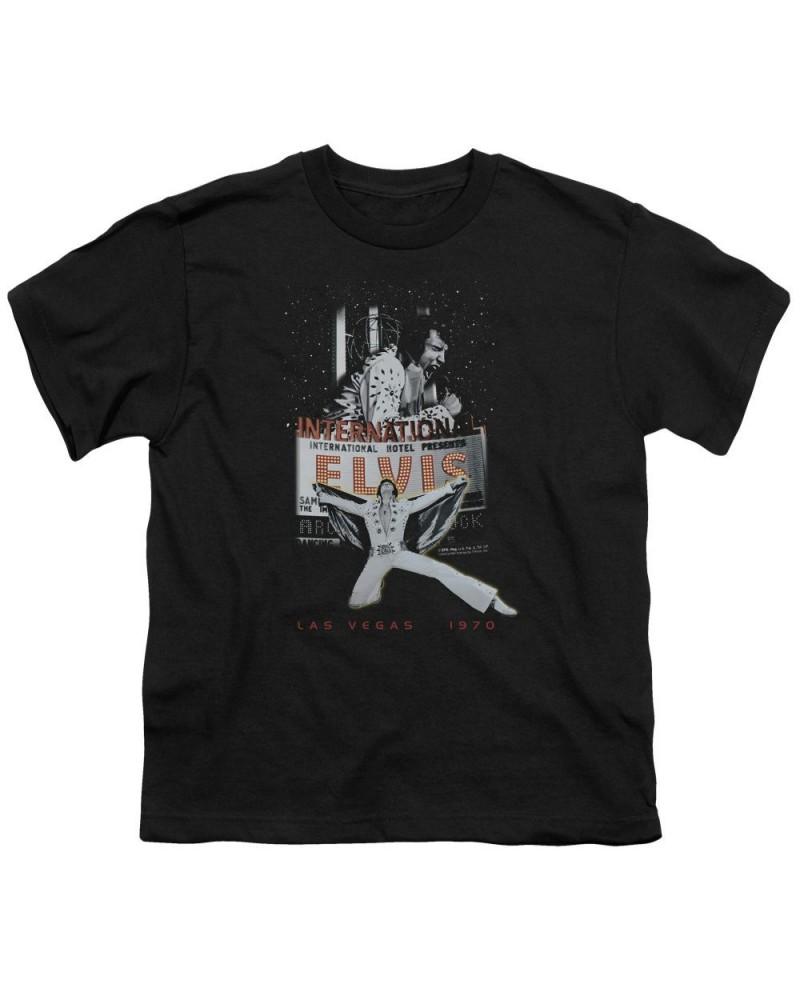 Elvis Presley Youth Tee | LAS VEGAS Youth T Shirt $7.05 Kids