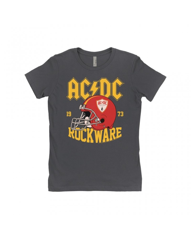 AC/DC Ladies' Boyfriend T-Shirt | Rockware 73 Football Shirt $8.98 Shirts