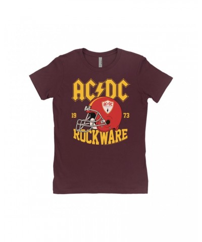 AC/DC Ladies' Boyfriend T-Shirt | Rockware 73 Football Shirt $8.98 Shirts