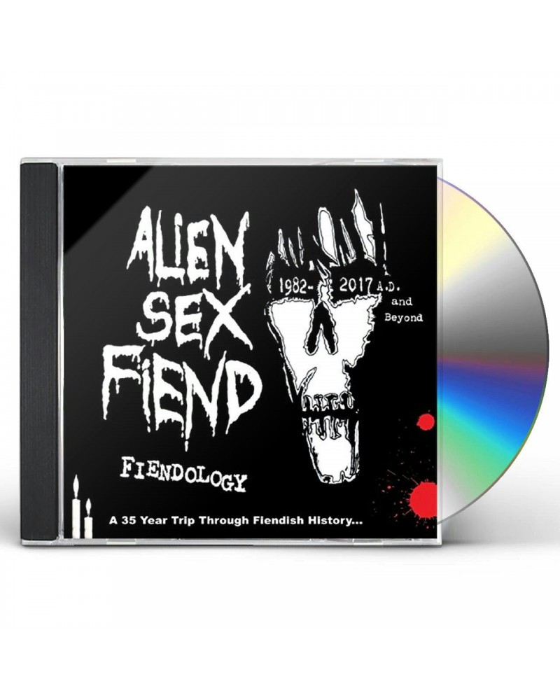 Alien Sex Fiend FIENDOLOGY: 35 YEAR TRIP THROUGH FIENDISH HISTORY CD $12.25 CD