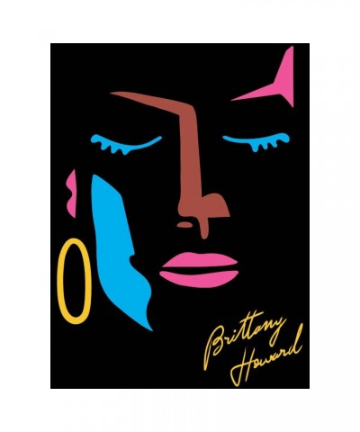 Brittany Howard Abstract Face Sticker $2.30 Accessories