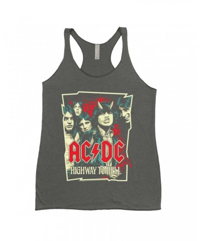 AC/DC Ladies' Tank Top | Highway To Hell Red Design Shirt $13.32 Shirts