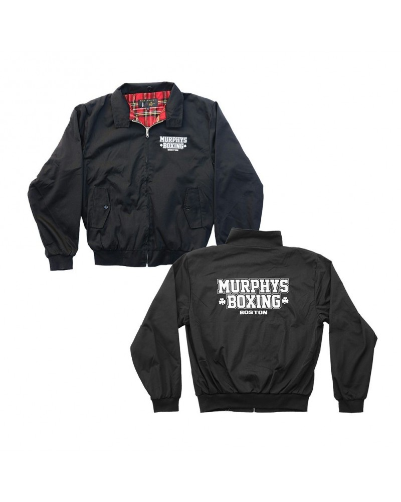 Dropkick Murphys Embroidered Murphys Boxing Jacket (Black) $52.41 Outerwear