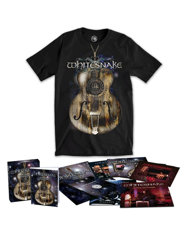 Whitesnake Unzipped Box Set & Tee Bundle $38.25 Shirts