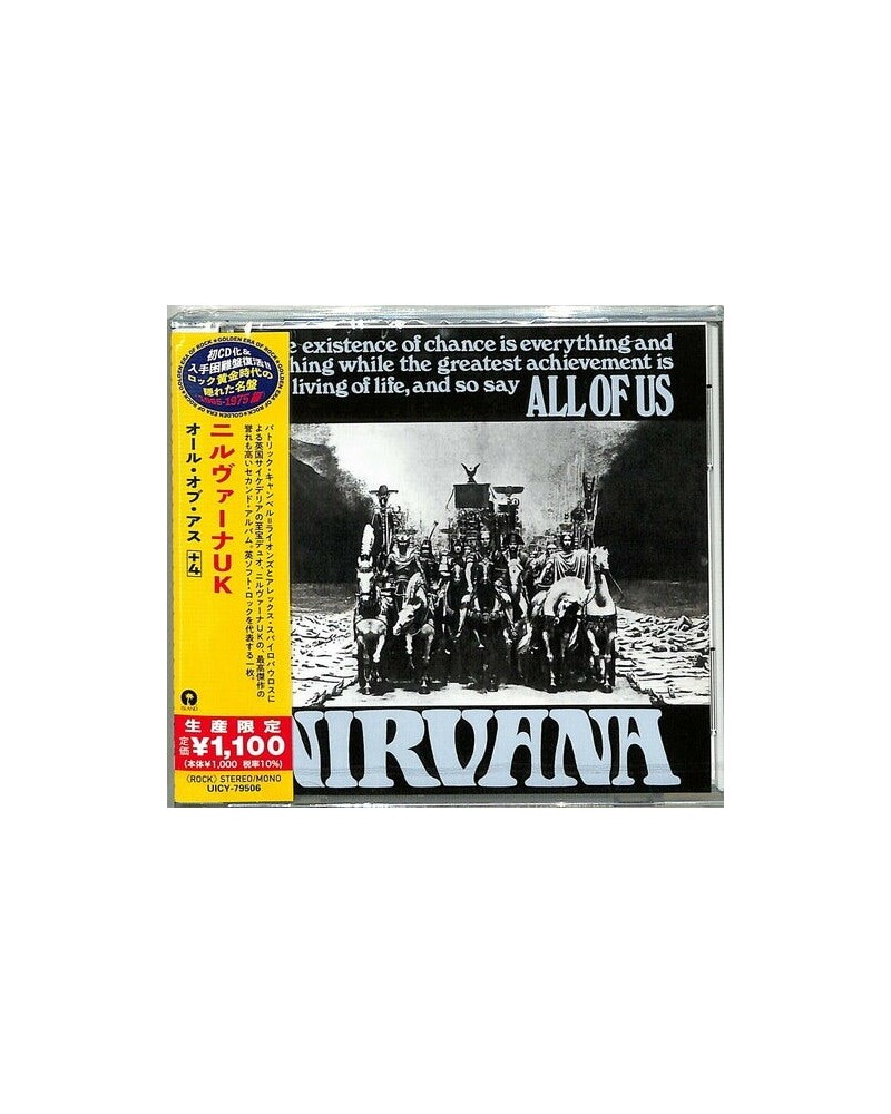 Nirvana ALL OF US CD $5.40 CD