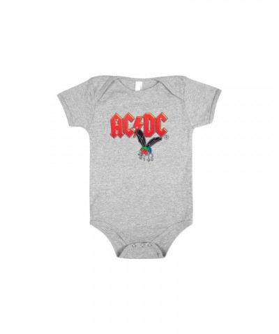 AC/DC Fly on the Wall Grey Baby Onesie $7.86 Kids